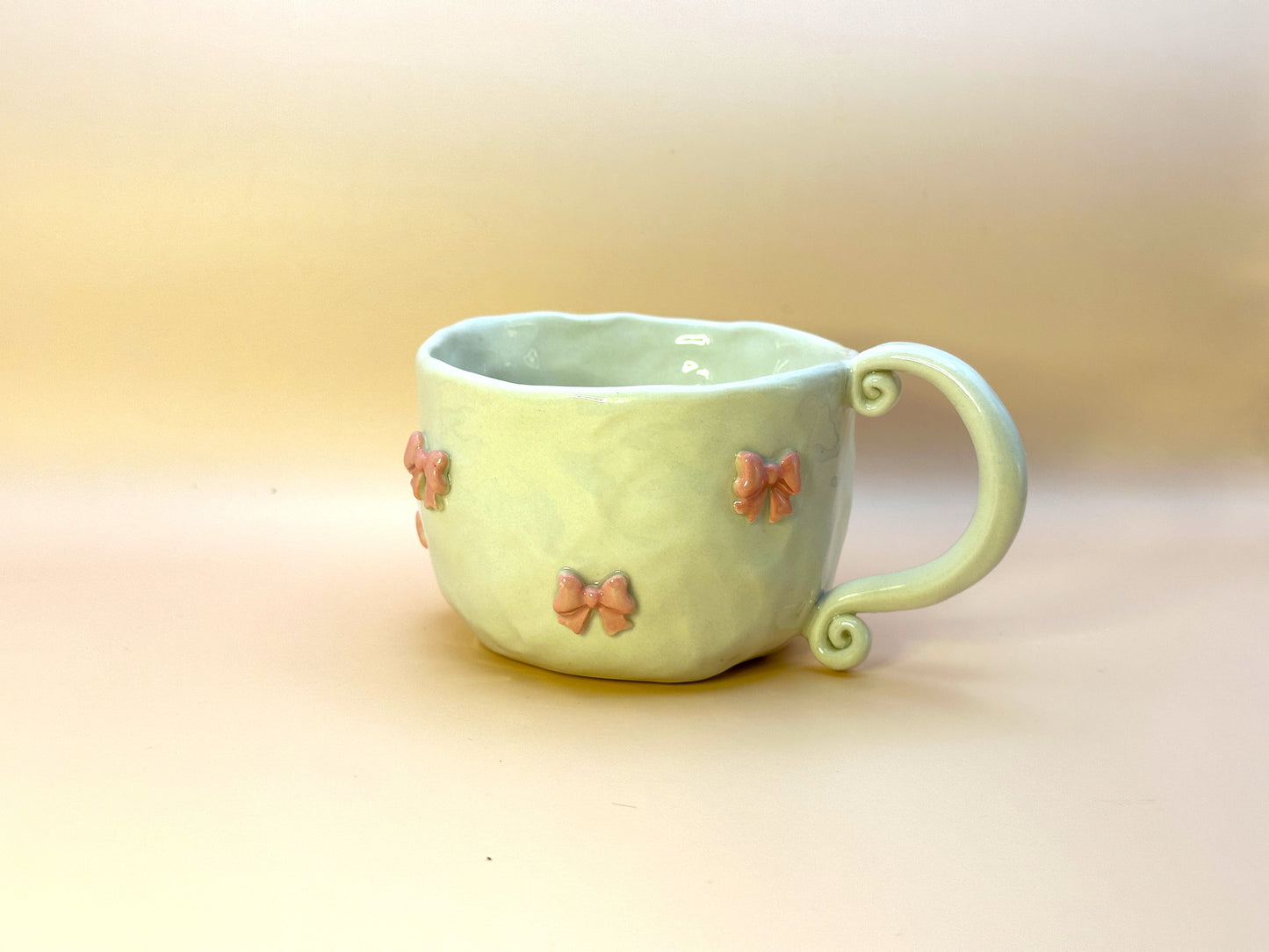 Peekaboo Froggy Bow Mug 2