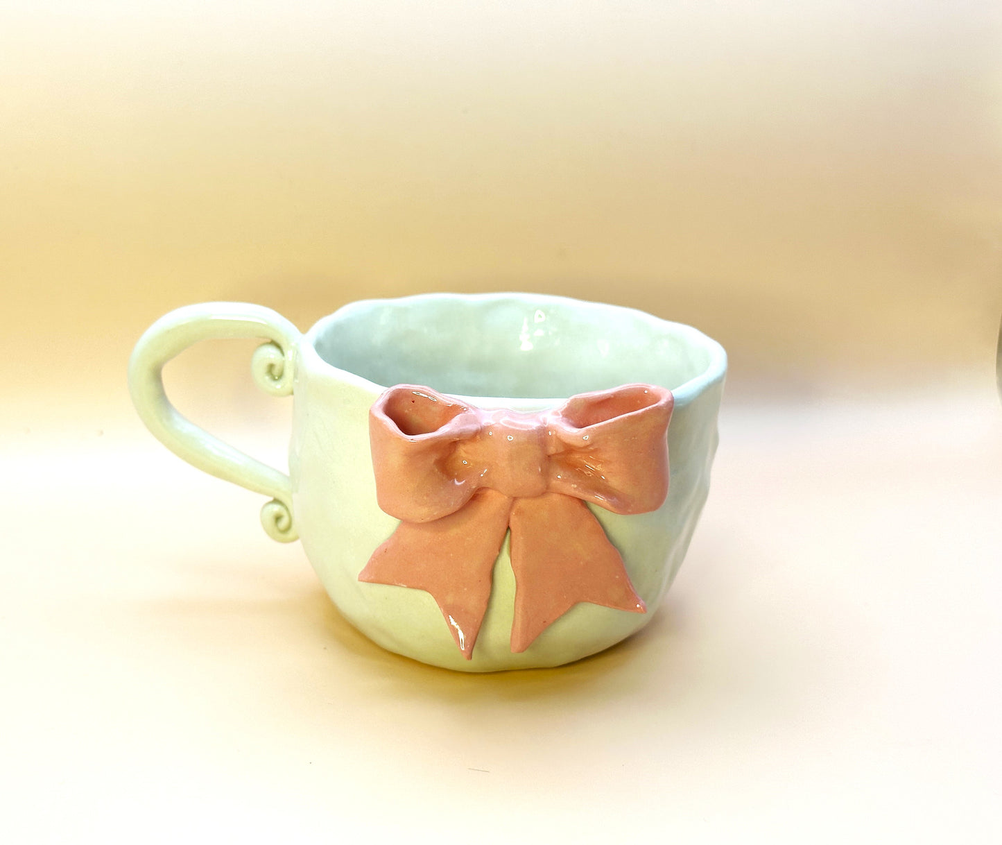Peekaboo Froggy Bow Mug 1