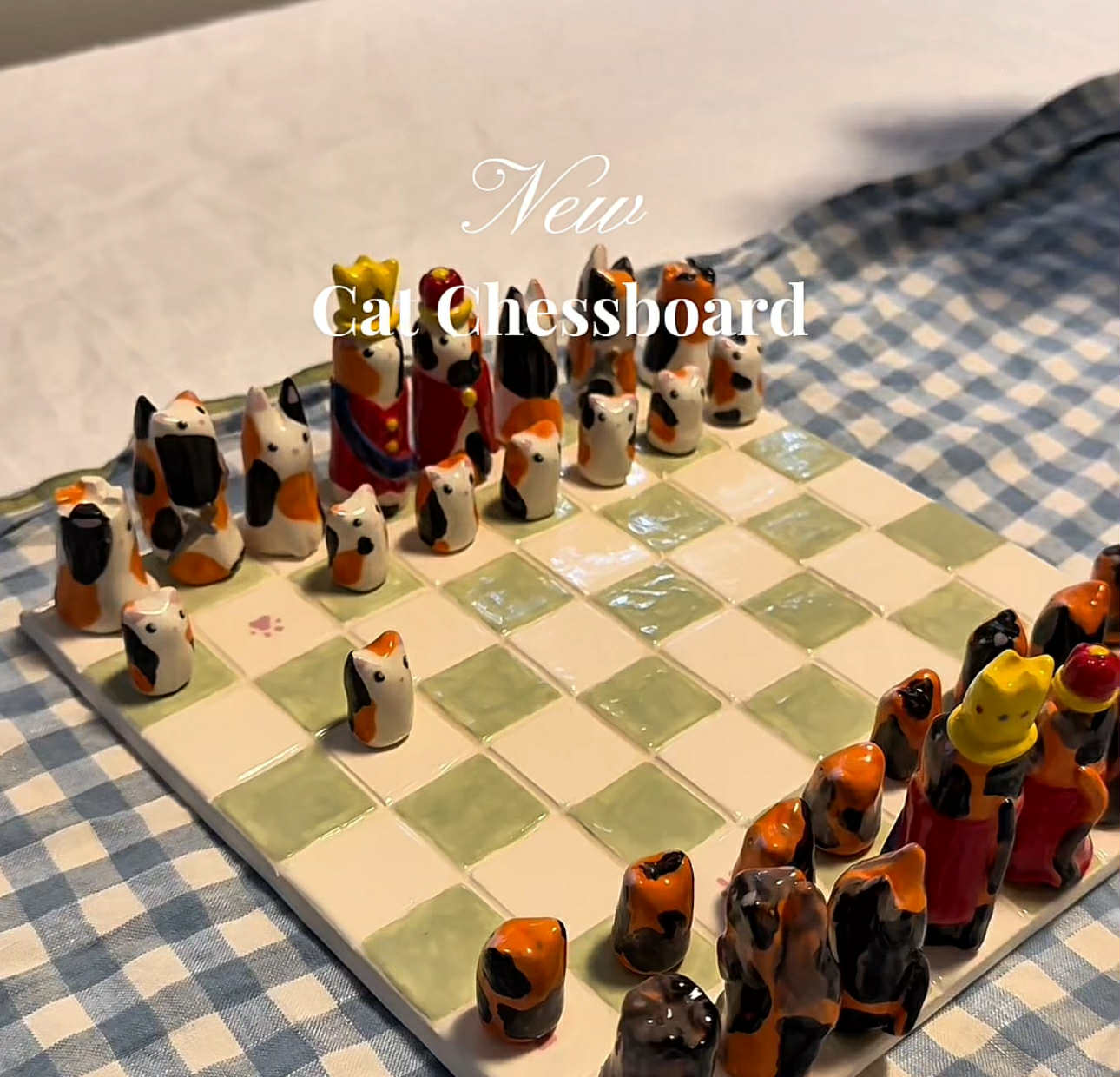 Cat Chess Set Mamools