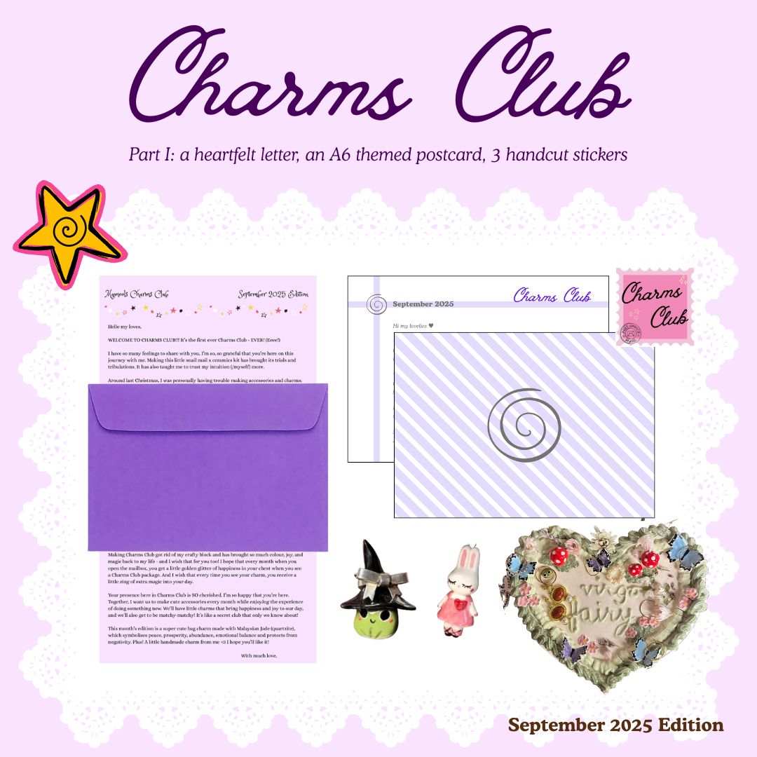 Charms Club Subscription🌟 snail mail for crafty hands