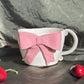 Pink Bow Peekaboo Mug